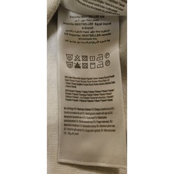 Only & Sons Sweater Men's Small Gray Crew Neck Long Sleeve Pullover Kangaroo - Picture 7 of 11